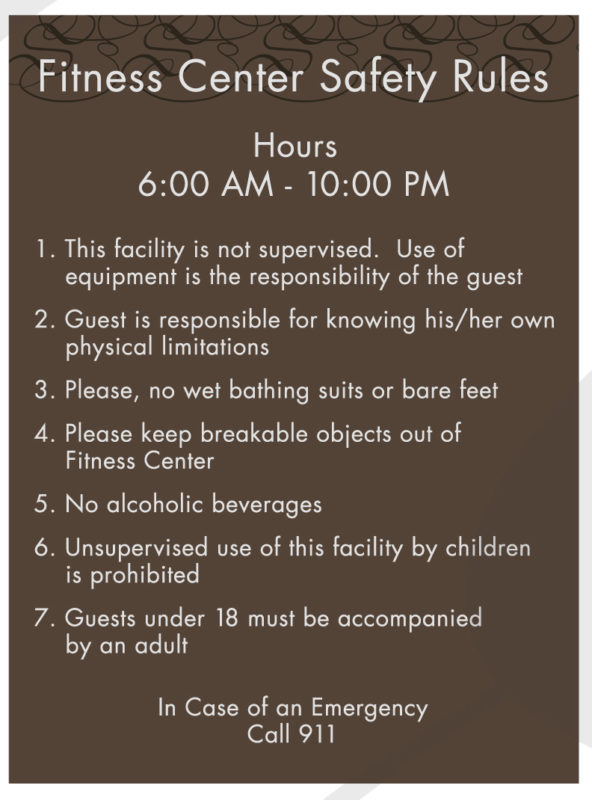 fitnesscenterrules