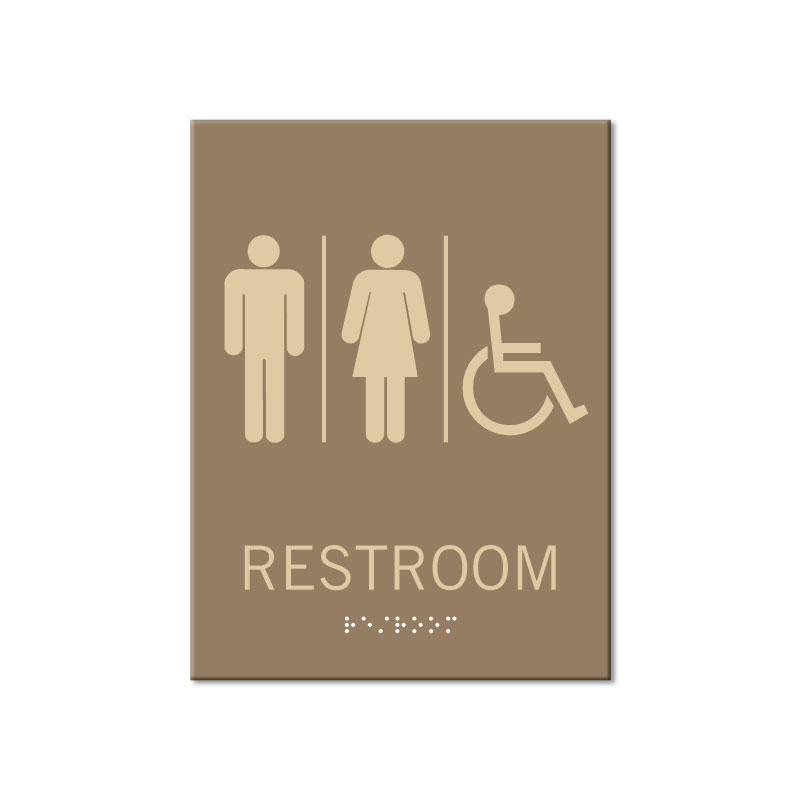 restrooms